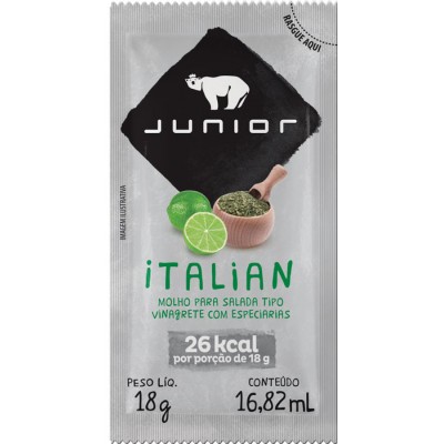 13512 - sachê molho para salada Italian Junior 180 x 18g