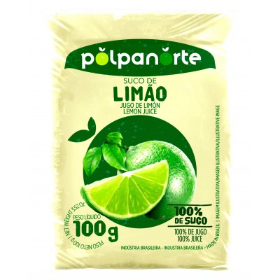 13552 - polpa de limão Polpa Norte 10 x 100g