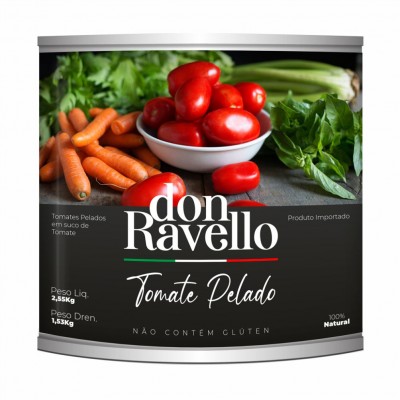 13635 - tomate pelado Don Ravello 2,55kg