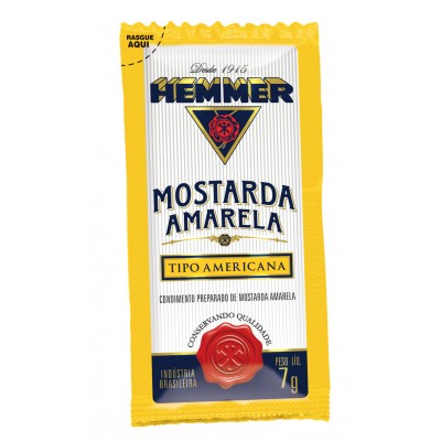 13643 - sachê mostarda amarela Hemmer 190 x 7g