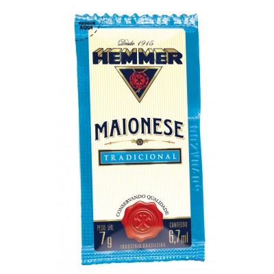 13644 - sachê maionese Hemmer 190 x 7g