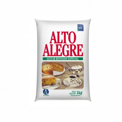 13711 - açúcar refinado 1kg Alto Alegre