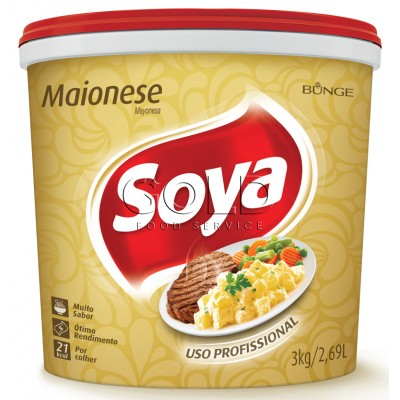 14011 - maionese Soya balde 3kg