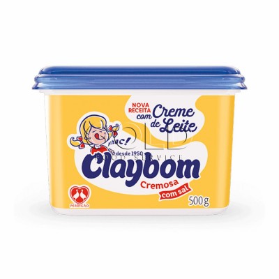 14111 - margarina com sal 50% lipídios Claybom 500g