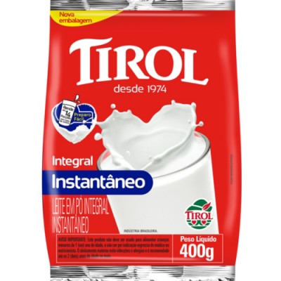 1432 - leite pó integral instantâneo Tirol 400g