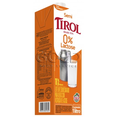 14494 - leite semidesnatado zero lactose Tirol 1L