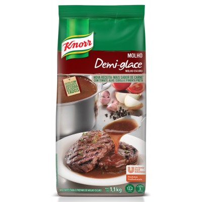14496 - molho demi glace Knorr 1,1kg rende 12,2L