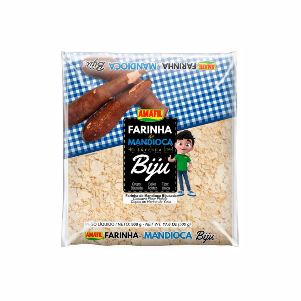 Farinha Mandioca Biju Amafil 500g 