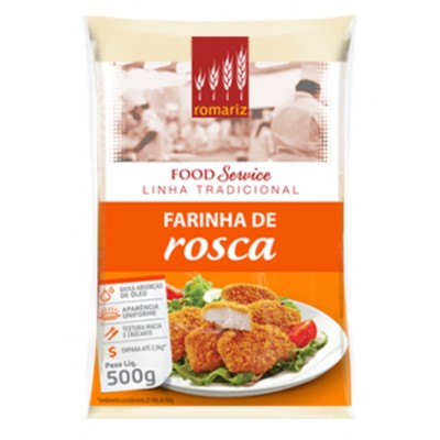 15074 - Farinha de rosca 500g Romariz