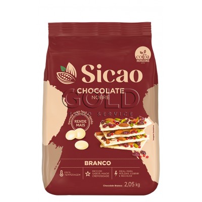 15649 - chocolate branco gotas 2,05kg Sicao Nobre