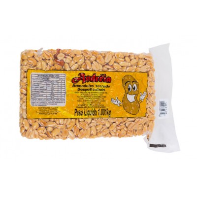 15811 - amendoim torrado metades s/pele Andréia 1,001kg
