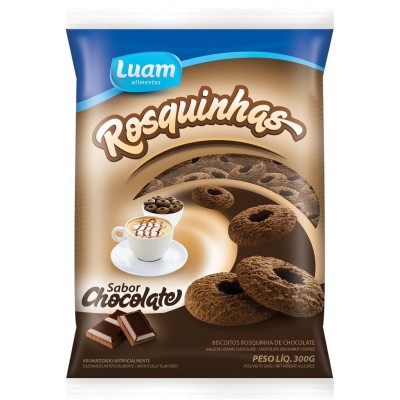 15885 - biscoito rosquinha chocolate Luam 300g