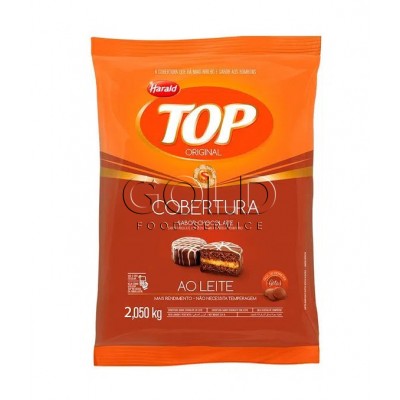 15925 - cobertura chocolate ao leite gotas 2,05kg Top Harald