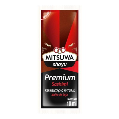 15952 - sachê molho shoyu premium sashimi Mitsuwa 250 x 8ml