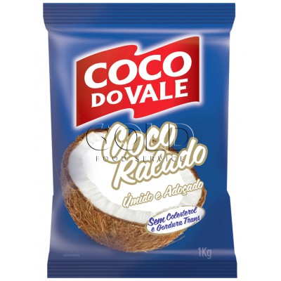 16031 - coco ralado 1kg úmido e adoçado Coco do Vale