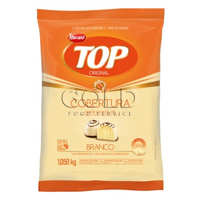 16050 - cobertura chocolate branco gotas 1,01kg Top Harald