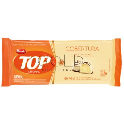 16058 - cobertura chocolate branco barra 1,01kg Top Harald