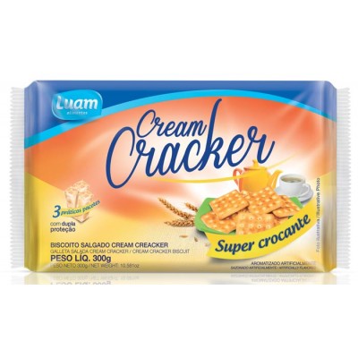 16063 - biscoito cream Cracker Luam 300g