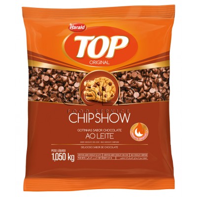 16216 - gotinha forneável chocolate ao leite chipshow 1,01kg Top Harald