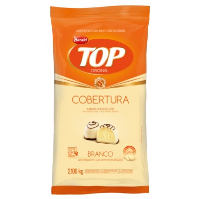 16278 - cobertura chocolate branco gotas 2,05kg Top Harald