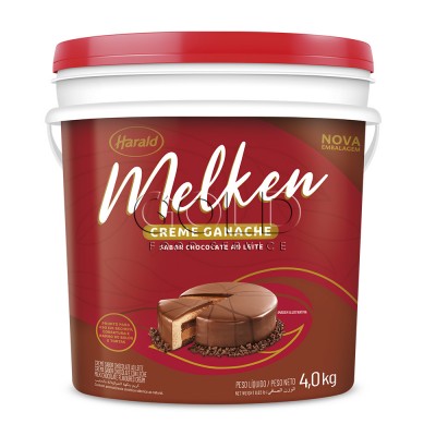17335 - ganache chocolate ao leite 4kg Melken Harald