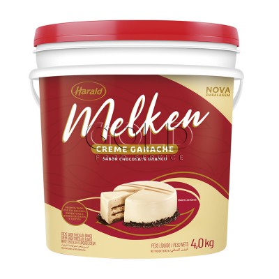 17368 - ganache chocolate branco 4kg Melken Harald