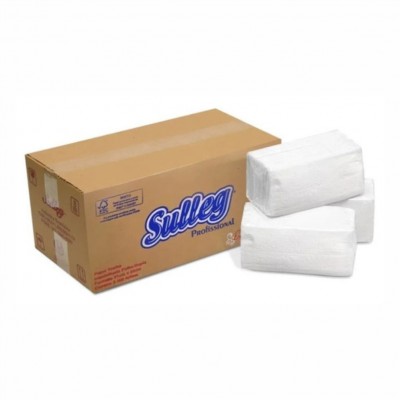 18002 - toalha papel interfolha folha dupla Sulleg 20 x 21cm 2.400fl 40gr Cód. 6101