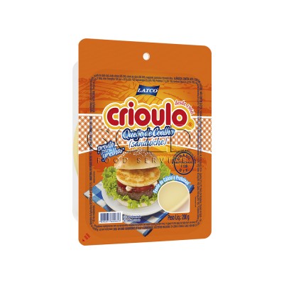 18013 - queijo coalho sanduíche 6 discos Crioulo 200g