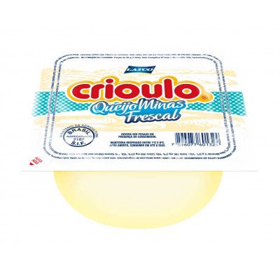 18024 - queijo minas frescal Crioulo +/- 350g