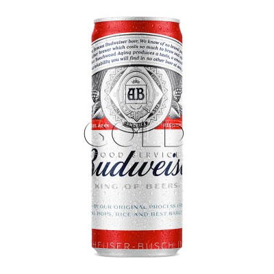 18350 - cerveja lata 350ml Budweiser sleek 12un
