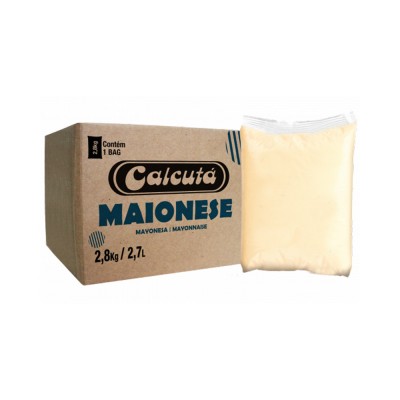 18356 - maionese Calcutá bag na caixa 2,8kg