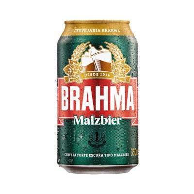 18380 - cerveja lata 350ml Brahma Malzbier 12un