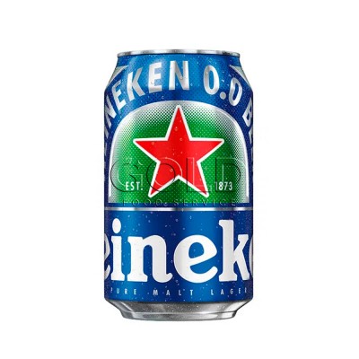 18439 - cerveja lata 350ml Heineken zero sleek 12un