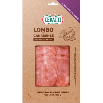 18462 - lombo canadense defumado fatiado Ceratti 100g