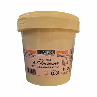 18539 - mostarda a l'ancienne Beaufor produto francês 1,001kg
