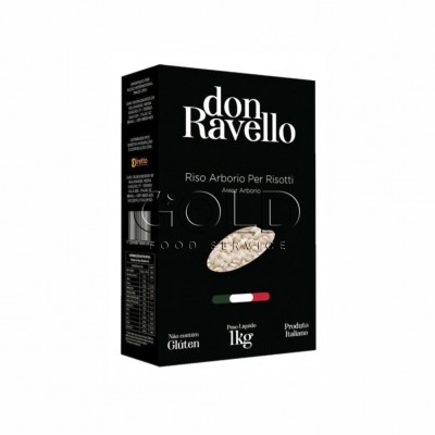 18583 - arroz arbório 1kg Don Ravello