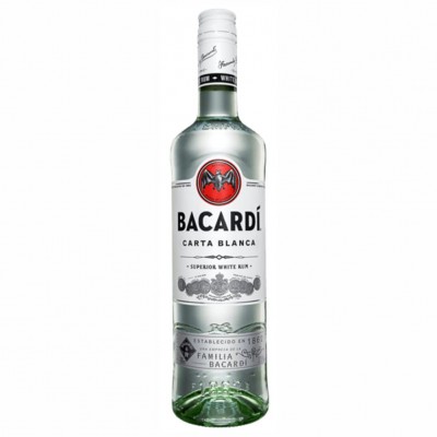 18640 - bebida rum Bacardi carta blanca 980ml