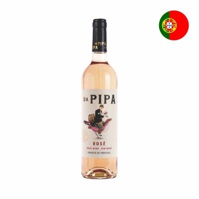 18872 - vinho rosé 750ml português Da Pipa (Bairrada) baga (100%)