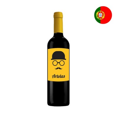 18876 - vinho tinto 750ml português Artolas (Lisboa) castelão (60%) aragonez (40%)