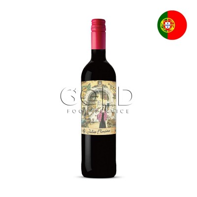 18878 - vinho tinto 750ml português Julia Florista (Lisboa) castelão (60%) aragonez (40%)
