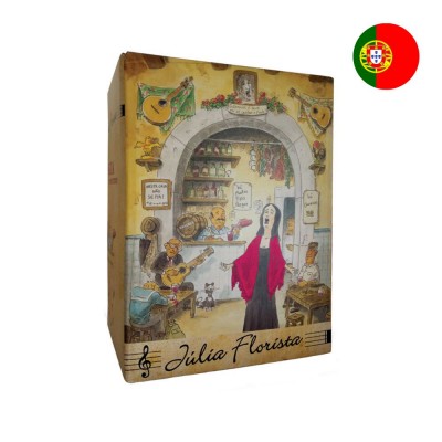 18879 - vinho tinto 5L português Julia Florista (Lisboa) castelão (60%) aragonez (40%)