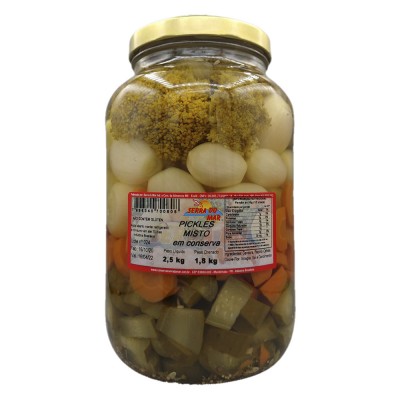 18901 - pickles misto Serra do Mar vidro 1,8kg