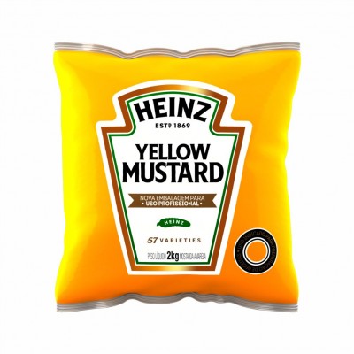 18909 - mostarda amarela Heinz bag 2kg