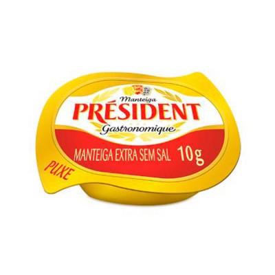 19401 - blister manteiga sem sal President 192 x 10g