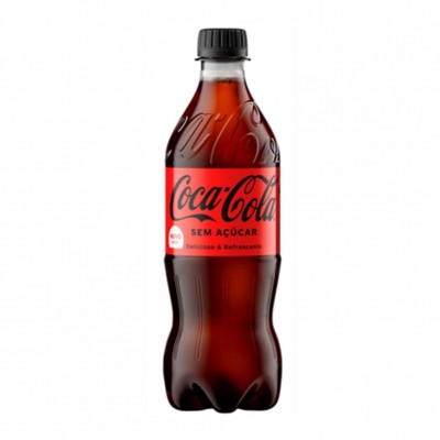 19446 - refrigerante 600ml Coca-Cola zero 6un
