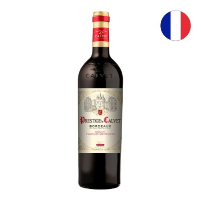 19563 - vinho tinto 750ml francês Calvet Prestige bordeaux