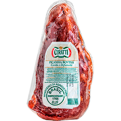 19689 - bovino - picanha cozida e defumada Ceratti + / - 1,1kg