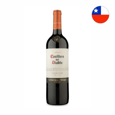 19788 - vinho tinto 750ml chileno Casillero Del Diablo carménère Safra 2021
