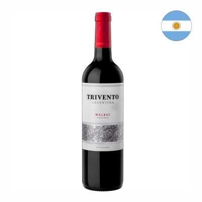 19791 - vinho tinto 750ml argentino Trivento Reserve malbec 2020