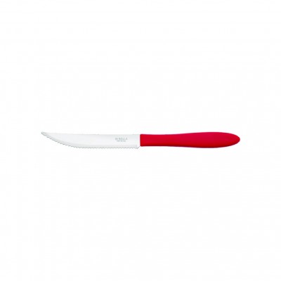 20152 - faca churrasco cabo vermelho prisma Di Solle un 19gr